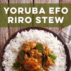 yoruba efo stew riro