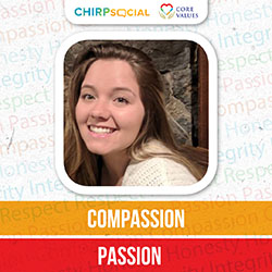 Taylor Grimm, LPN has boundless energy as she takes care of residents at Kings Daughters Community Health and Rehabilitation in Staunton, Virginia