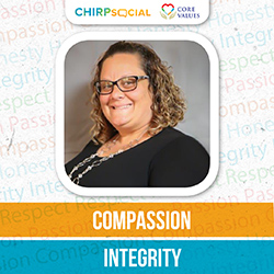 Veronica Cessford earns this week's CHIRPs spotlight