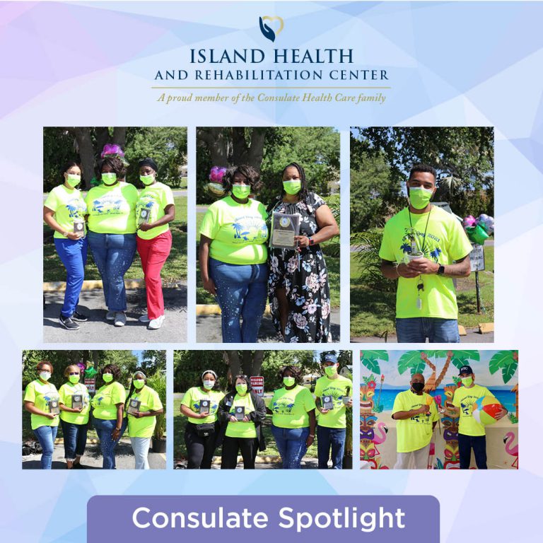 Island Day Celebrating staff's and tenures at Island Health and Rehabilitation