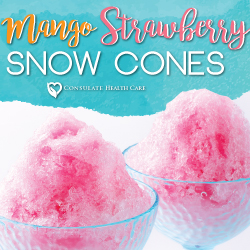 mango strawberry snow cones