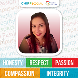 Marisely Gaud from Consulate Health Care of Lakeland earned this week's CHIRPs spotlight.