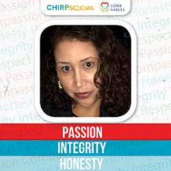 Shelly Hale from Envoy of Woodbridge, in Woodbridge, VA earned this week's CHIRPs spotlight