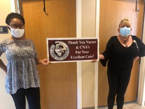 thank you parade for Plantation Bay nurses and CNAs