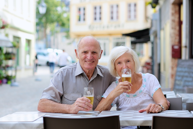 Seniors should be aware of how their drinking habits can affect their health. 