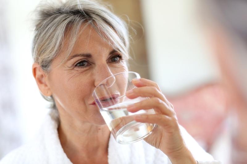 Drinking water throughout the day is a habit all seniors should get into.