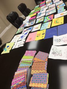 Letters from Consulate Health Care's pen pal program